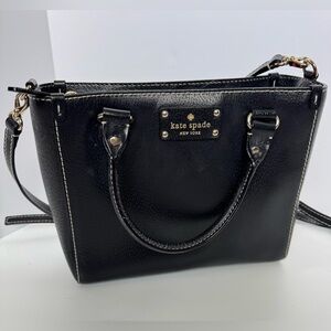 Kate Spade black Two Compartment handbag